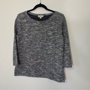 NWT Loft Multicolored Knit Blouse Size Small
